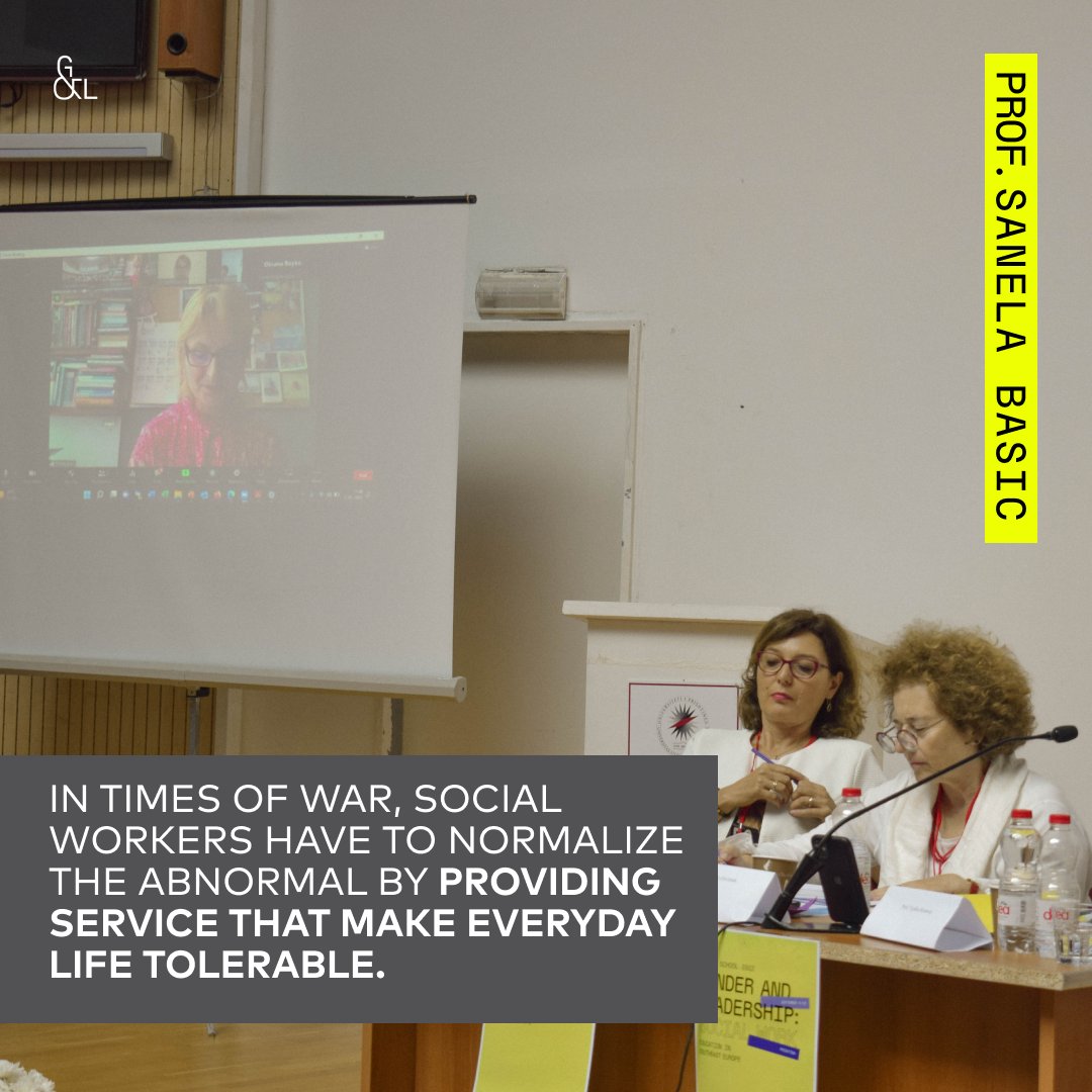 Social workers and social work educators living and working during war times with Prof. Sanela Bašić