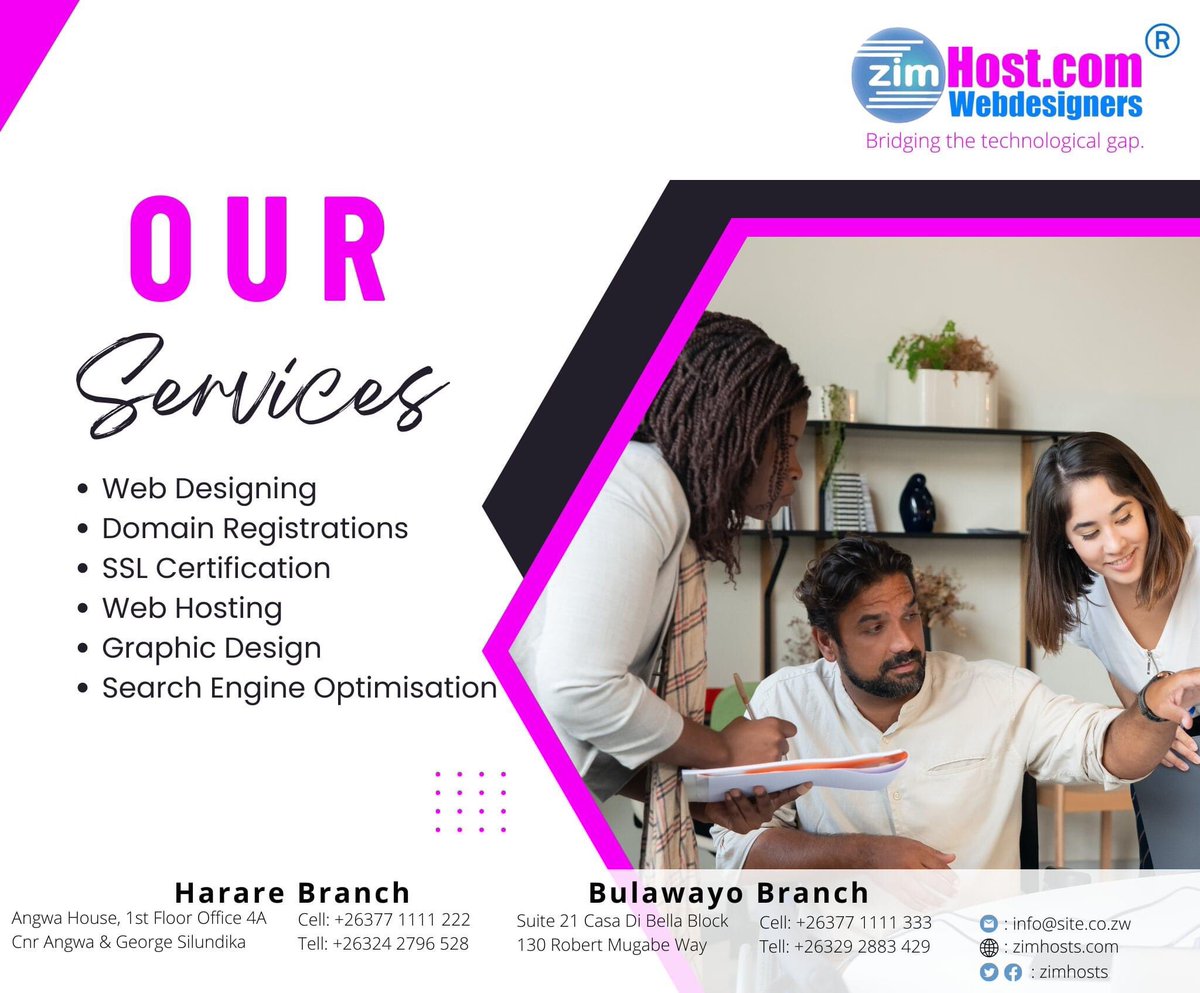 zimhosts's tweet photo. We are here to assist you with all of your graphic and web design requirements. We can help you get your company online. Contact us right now!!

#zimhosts #zimhostswebdesigners #hosting #webhosting #webdesigner #webhostingservices #hostingcompany #webhostingprovider https://t.co/eAYGlZ6f4q