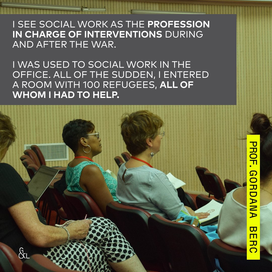 Social workers and social work educators living and working during war times with Prof. Gordana Berc
