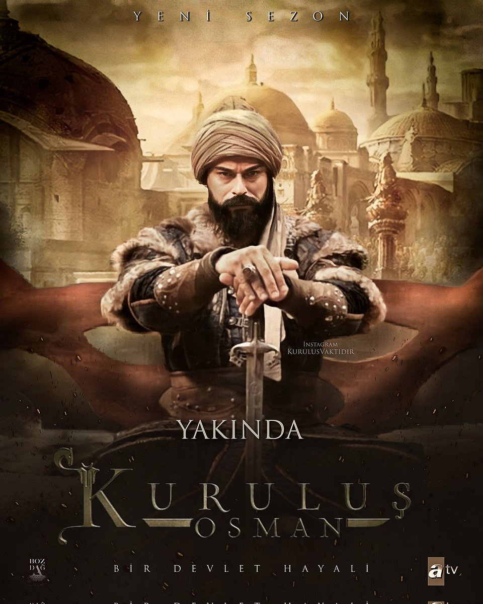 Kuruluş Osman yeni sezonuyla yakında atv'de! 🐺🔥

#KuruluşOsman