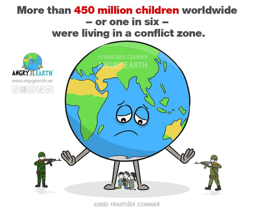 Every war is a war against children. - Eglantyne Jebb -

More than 450 million children worldwide — or 1 in 6 — were living in a conflict zone.
More info: savethechildren.org

#StopTheWarOnChildren #SaveTheChildren