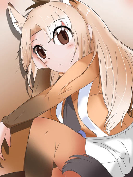 なんかいい子いないかなと探してたらモウコノウマさんが可愛かったので描きました#けものフレンズ 