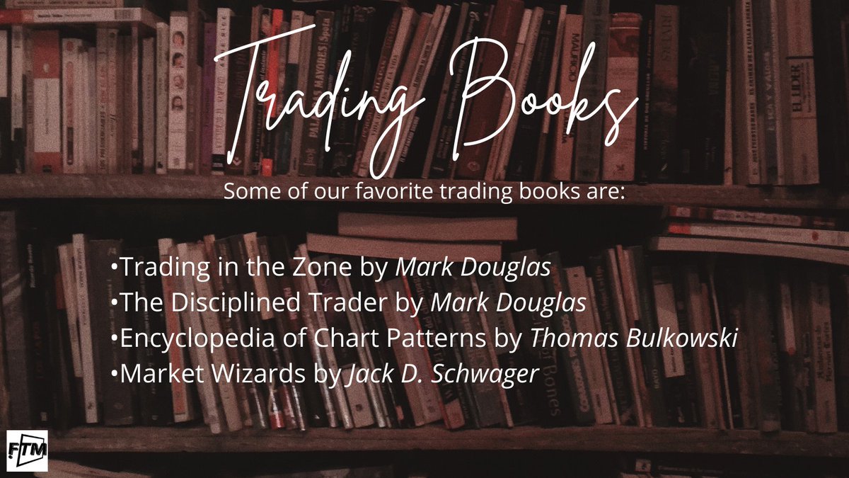 freetradingmvmt's tweet photo. Some of our favorite trading books ⤵️
What are your favorites? Let's hear it! 
#Tradinginthezone #Bulkowski #Schwager #Study https://t.co/9vN2IvRJn3