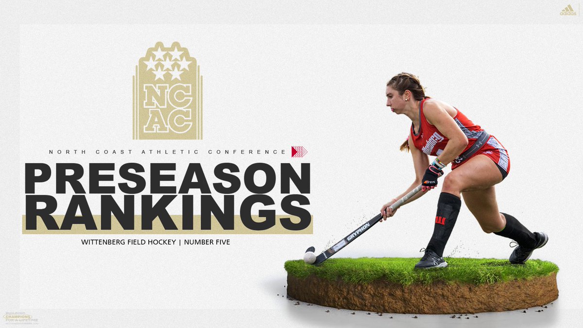 WittAthletics's tweet photo. Field Hockey @NCAC preseason rankings are in with Wittenberg landing at number five heading into the year. #TigerUp https://t.co/OcE2KxdC6M
