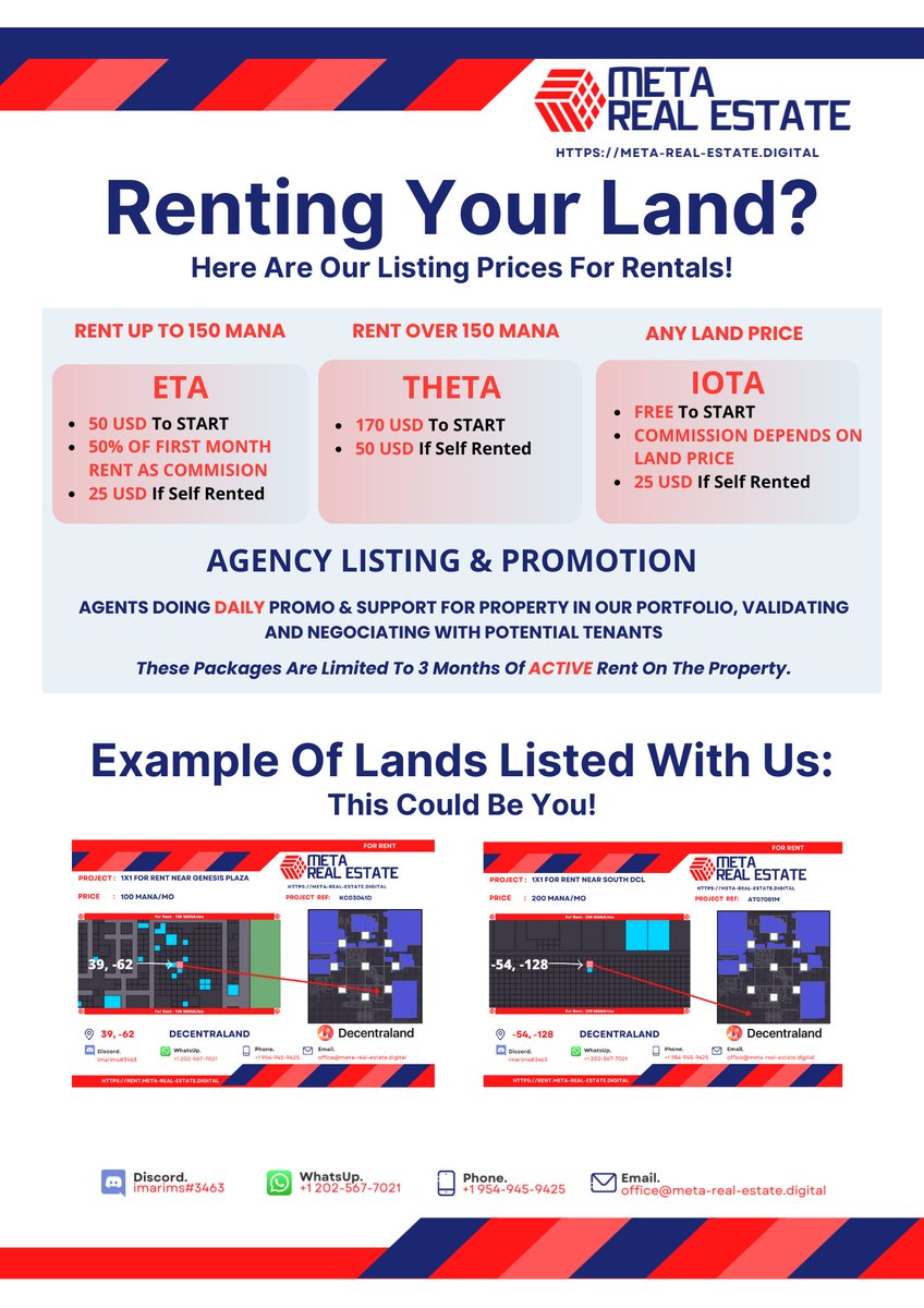 xMetaRealEstate's tweet photo. Check Out Our **BRAND NEW** Packages!

Our packages are now in USD form so that it's easier for people to determine the cost rather than going to google and searching "1 eth to usd" and so on.

Our packages have only very slightly changed in terms of costs.

#eth #metaverse #btc https://t.co/e0sygnNvwc