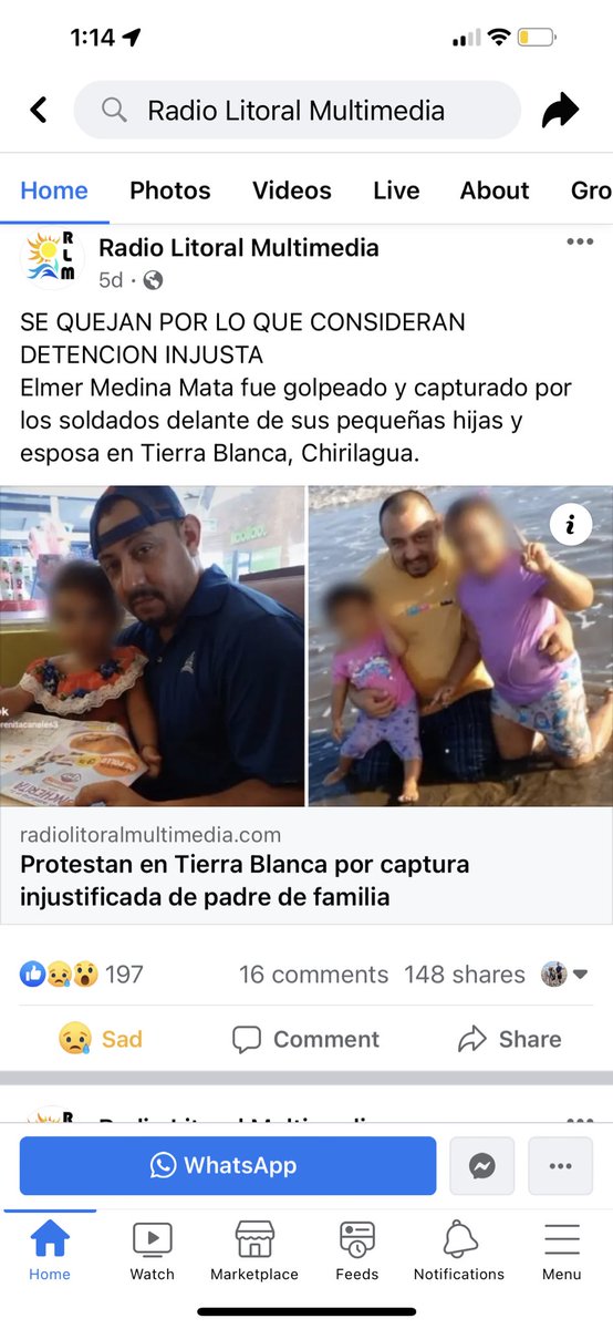 Jackeli28664723's tweet photo. @nayibbukele Señor presidente , le pido Justicia por mi hermano que lo tienen preso injustamente sus hijas los nesesitan 💔 https://t.co/dx4b5dyRUx