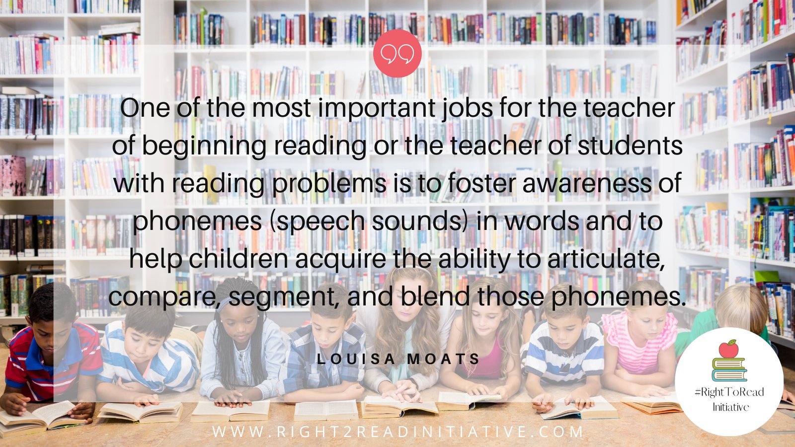 Right To Read Initiative If They Aren T They Need To Do Something About It Until Recently Teacher Education Programs Did Not Teach Their Preservice Teachers About Phonemic Awareness It S Not
