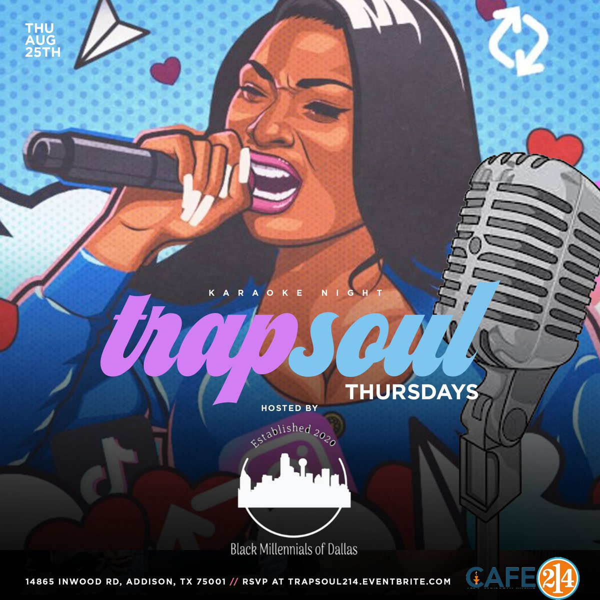 It’s up tonight! #dallasevents #thingstodoindallas #karaoke #Trapp