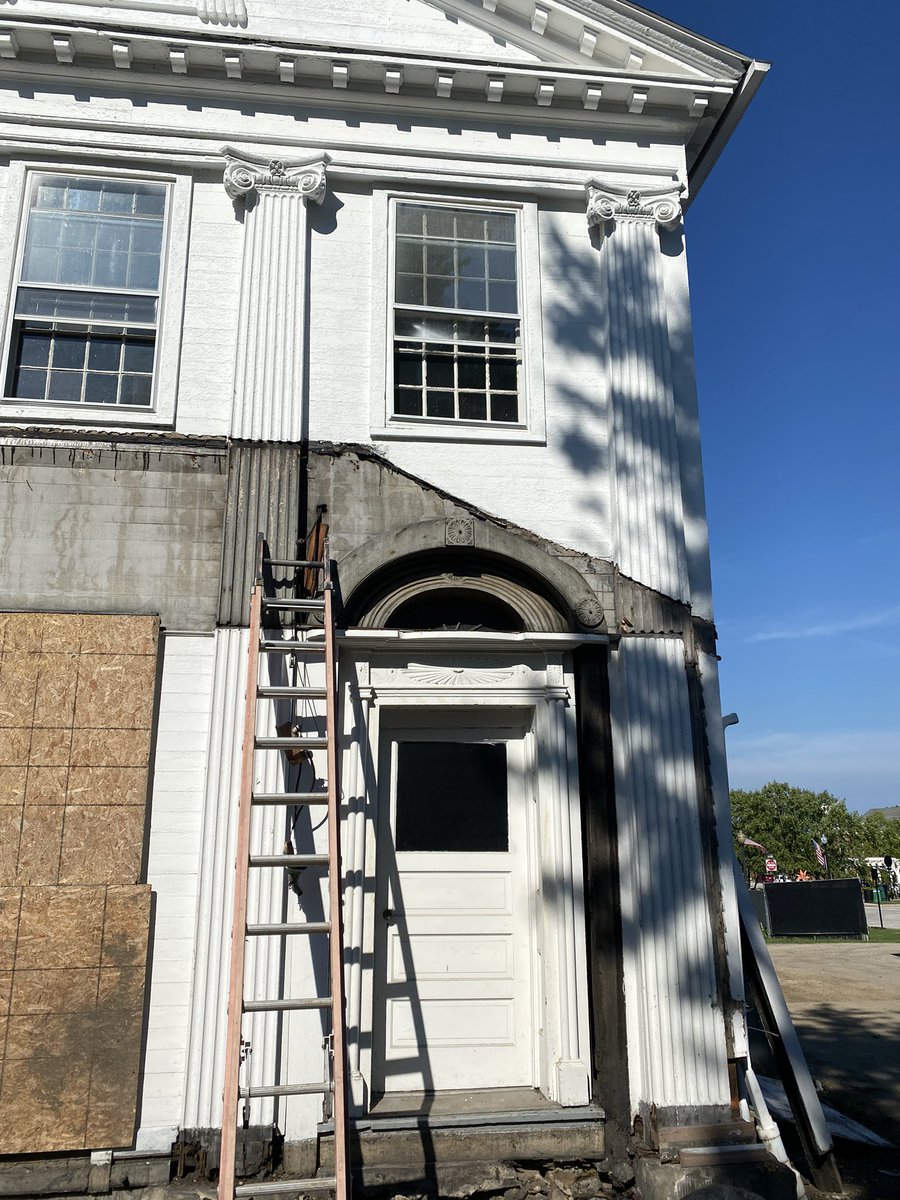 pegsfoundation's tweet photo. Happy to have https://t.co/1DjPmXR2Za on site to deliver expertise on the restoration of the Baldwin Buss House! Great discoveries for this important project https://t.co/Ni7MvHBZoo https://t.co/4Juya1GOGS