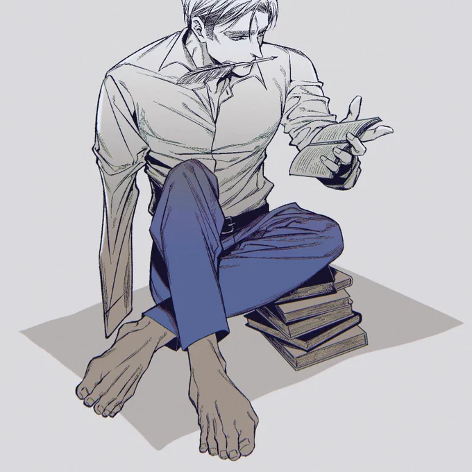 #エルヴィン版真剣お絵描き60分1本勝負 2022/8/25 22:05-23:15裸足 