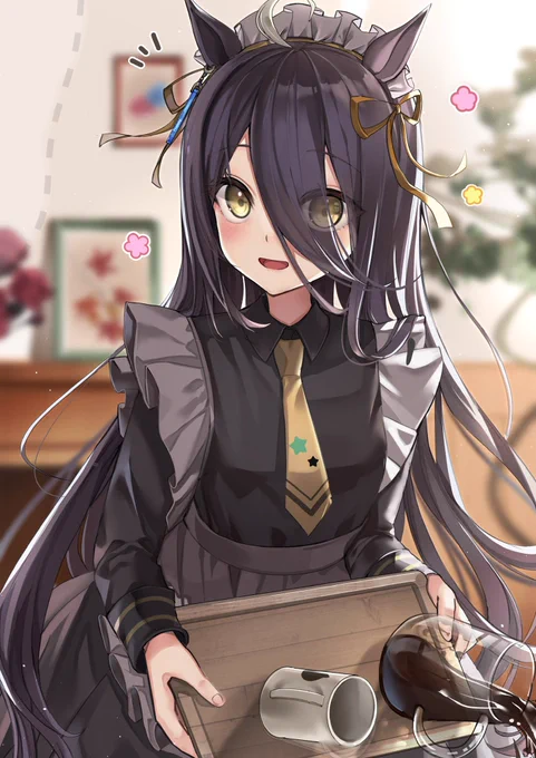ガチャでカフェ出た可愛い#マンハッタンカフェ  #ウマ娘 