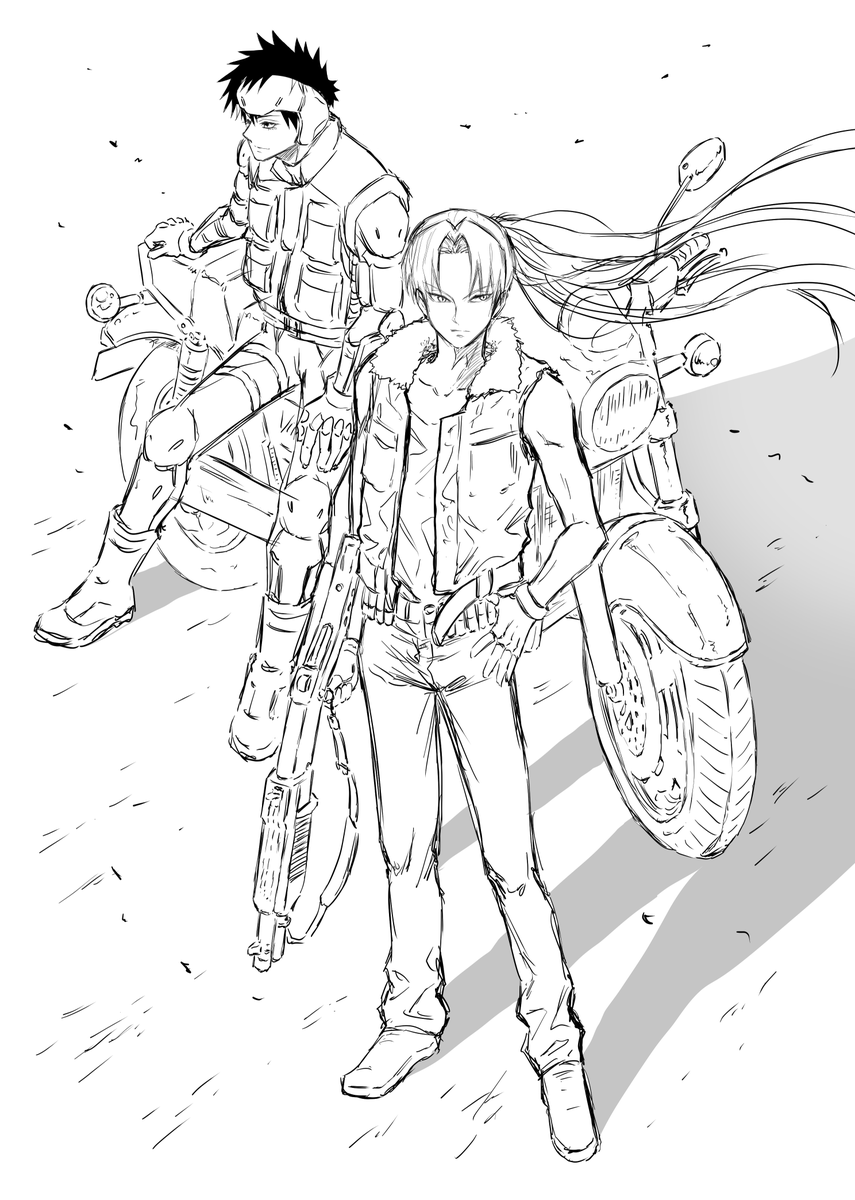 日課のスプリガン模写だけど今日はトレースも
扉絵カラーからじゃんおみバイクで
スプリガン観てね!
#スプリガン #ねぷりがん #御神苗優 #ジャン・ジャックモンド #トレース 