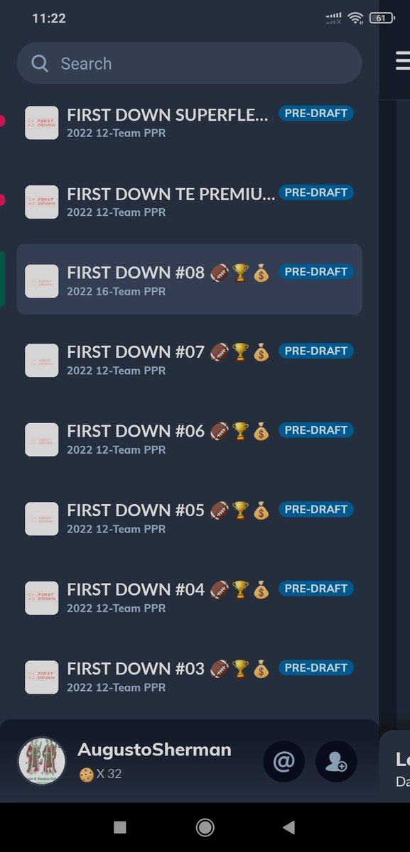 down_league's tweet photo. Olha essas bonitas!!! 🏈🏆💰

Fechamos 10 ligas até o momento. Nosso draft começa na próxima sexta,  mas sempre abrimos uma ou outra durante esse processo. 

Se você tem curiosidade de conhecer a galera,  só entrar no nosso grupo de whatsapp:

https://t.co/AiD7wpctME https://t.co/bM3eMJmqKU