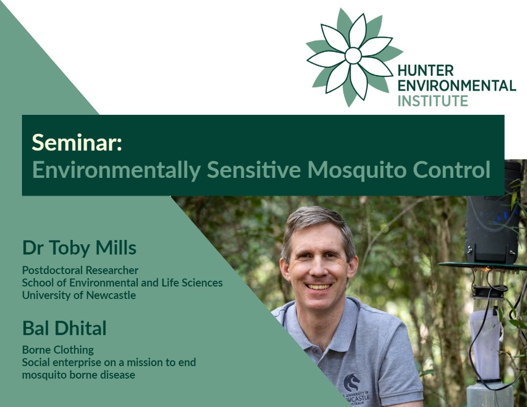 Great to have public environmental lectures back on UoN's Callaghan Campus. Check out local people talking about a very local issue - MOZZIES! Wed 31 August. Great #networking opportunity for students too! Register here! <a href="/ConservationUon/">Conservation Science Research Group</a> @Uni_newcastle <a href="/RegionNetwork/">Hunter Region Landcare Network</a>
