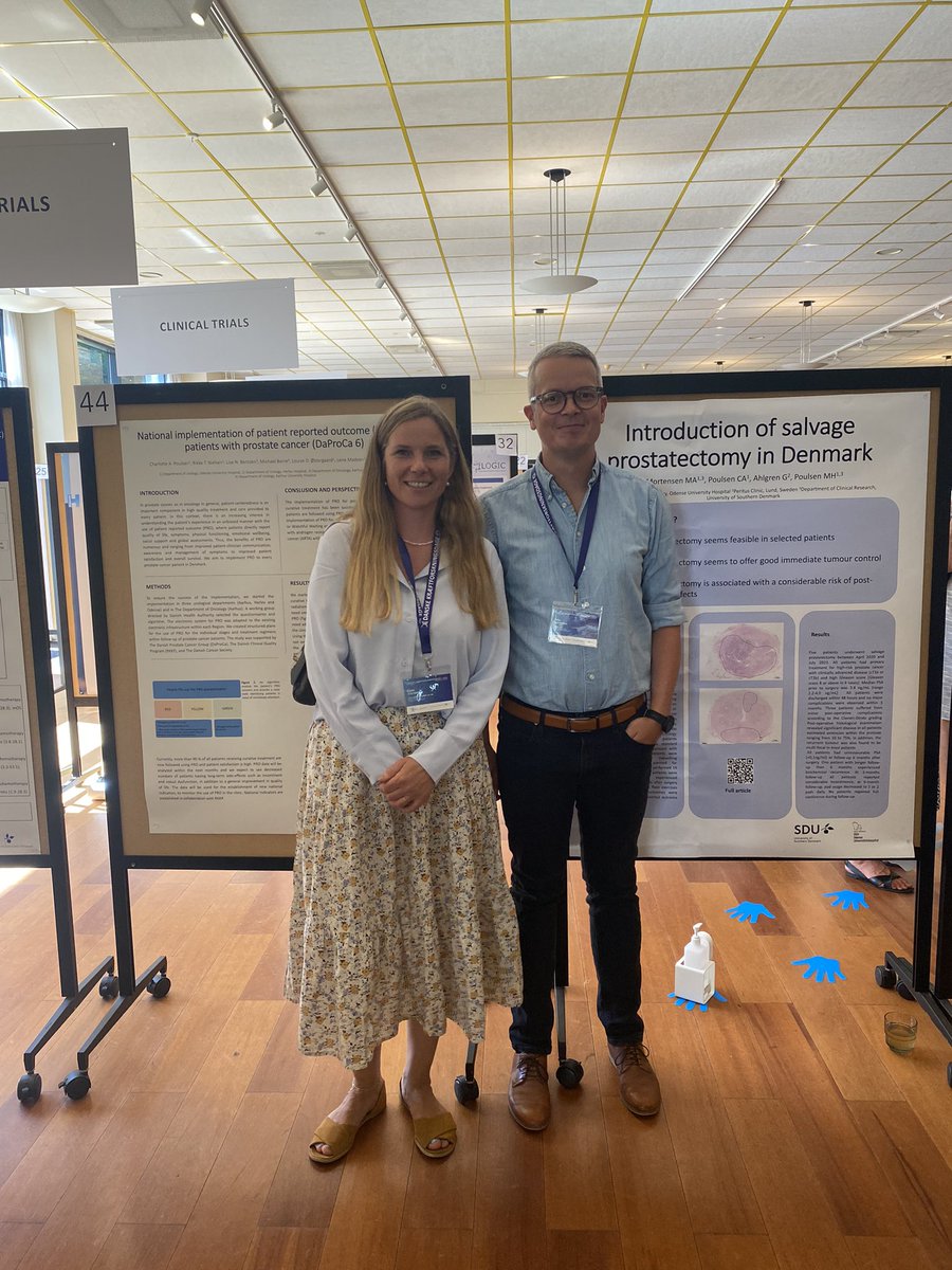 Prostatateamet er stærkt repræsenteret ved  årets kræftforskningsdage med tre postere <a href="/MMortensenMD/">Mike Allan Mortensen</a> <a href="/LouiseDorner/">Louise Dorner Østergaard</a> <a href="/HvidPoulsen/">Mads Hvid Poulsen</a> <a href="/uro_OUH/">Department of Urology, Odense University Hospital</a> #DKD2022 #samarbejdeomkræft