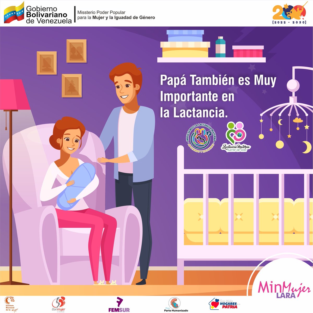 Minmujer_Lara's tweet photo. En la Lactancia Materna mamá y bebé juegan un papel esencial, pero papá también importa, aunque no comparta este vínculo directo, papá...
 
Para seguir leyendo👇🏽
https://t.co/WtSF97atkS

#MinMujerLaraContigo
#EnCrecimientoEconomico

@teresalinarezps
@d_guzmanl 
@MinMujerVe https://t.co/NSHAMlHYdy