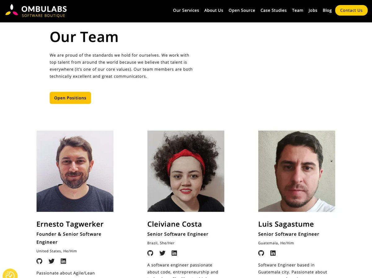 "So who is going to be shipping my Rails upgrade project?" Well, we are glad you asked! It's going to be one of these awesome software engineers... 

go.ombulabs.com/imm #UpgradeRails #RubyOnRails #Ruby