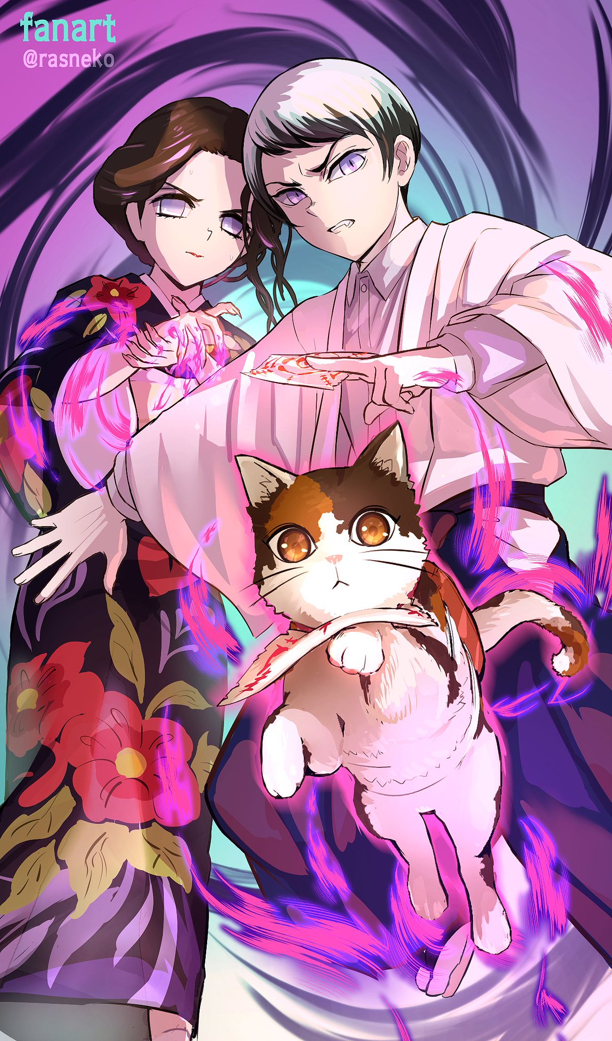 鬼滅の刃 愈史郎 エイコページ らすねこ🎨イラストレーター on X: 