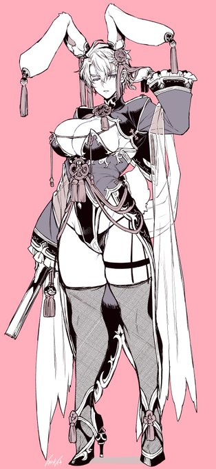 【※女体化注意※】チャイナバニーモドキなにょク♀👑(二枚目ちょっとアップ) 