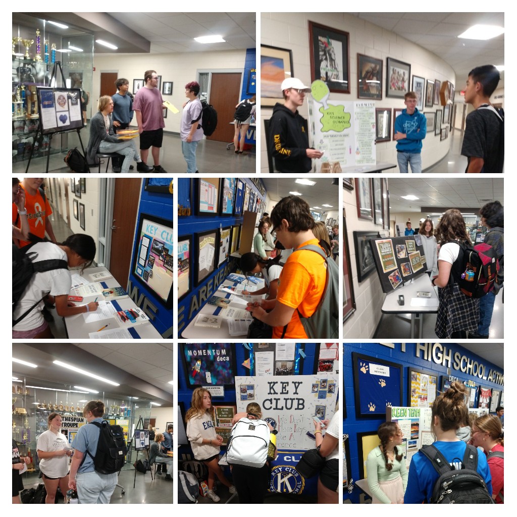 More groups out this morning <a href="/KearneyBearcats/">Kearney High School Athletics</a> for the activity fair. They'll be back after school. Continue to read school announcements for awesome opportunities at KHS!
#KHSBearcatNation #BeKind #ownyourfuture #BetterTogether <a href="/ryanhogue24/">Ryan Hogue, CAA - Ed. S</a> <a href="/KearneyHigh/">Kearney High School</a>