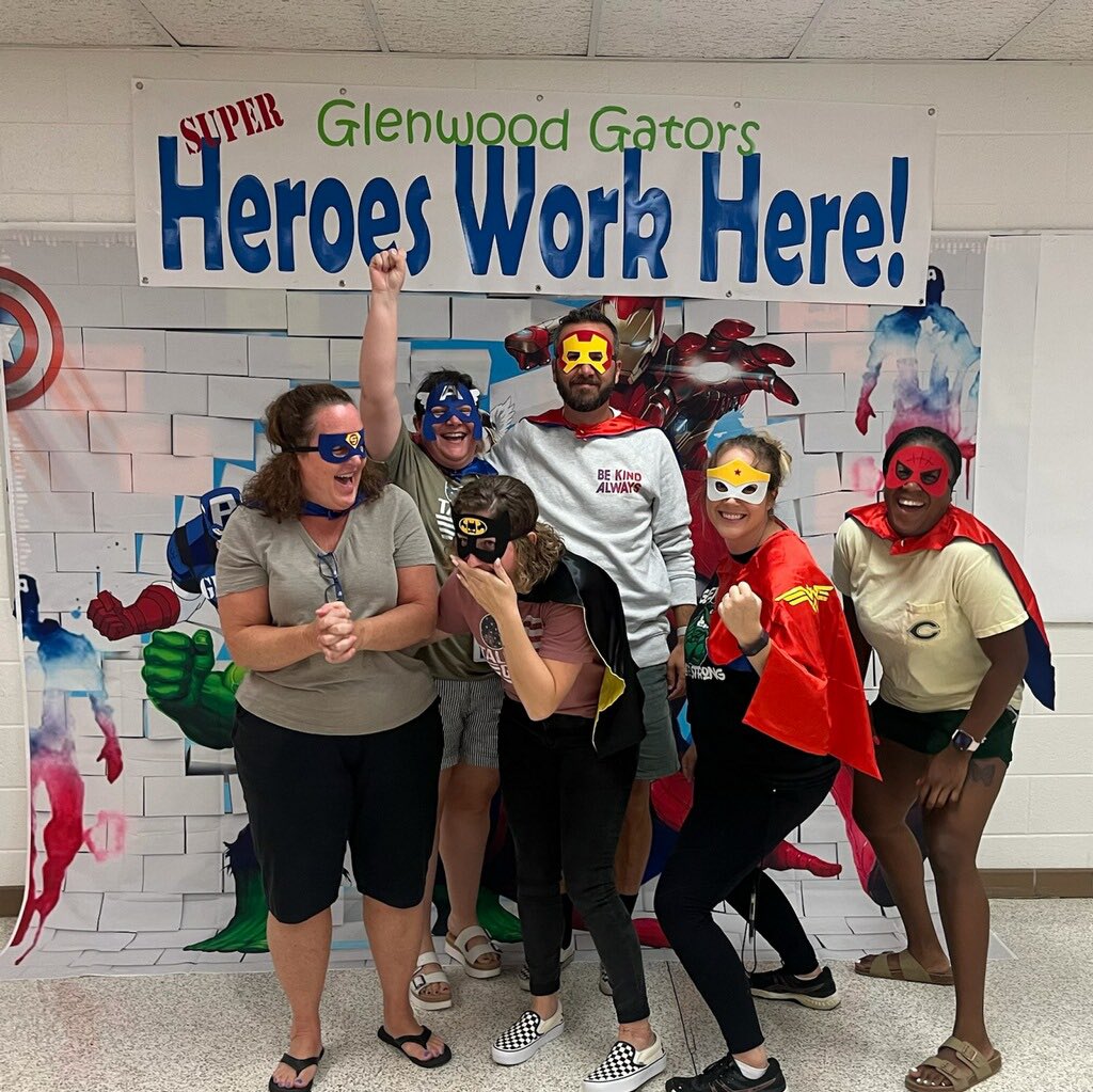 mscooney31's tweet photo. @GlenwoodES Special Education Rockstar Team!! #GlenwoodHeroes #SuperHeroesWorkHere @davidbfrench @ctownlove14 @marieElake https://t.co/yDF8jPrpXW