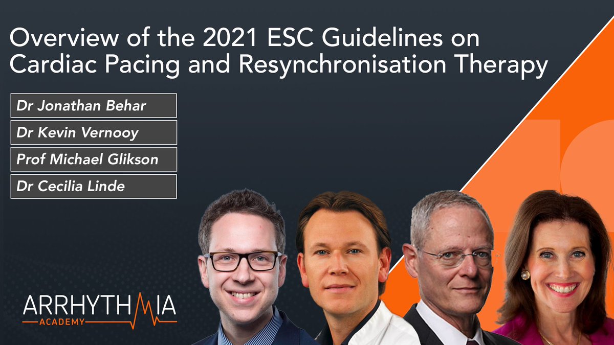 Arrhythmia_A's tweet photo. 🩺 Looking forward to the 2022 ESC Guidelines for Ventricular Arrhythmias and #SCD?
Brush up on last year’s guidelines for #pacing and #resynchronisation therapy with #Arrhythmia Academy! Access the series here 👉 https://t.co/lBApbSj5Jv
#EPeeps #ESCCongress #CardioTwitter https://t.co/rGNtrCFRZl