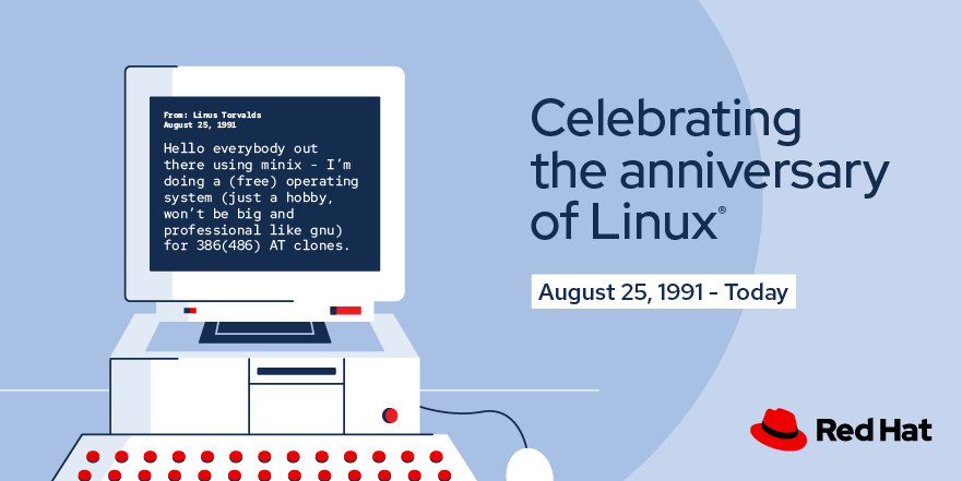 RedHat's tweet photo. [shadowman]$ cat /home/images/holidays/tuxsday https://t.co/TVEIJnyKDw
