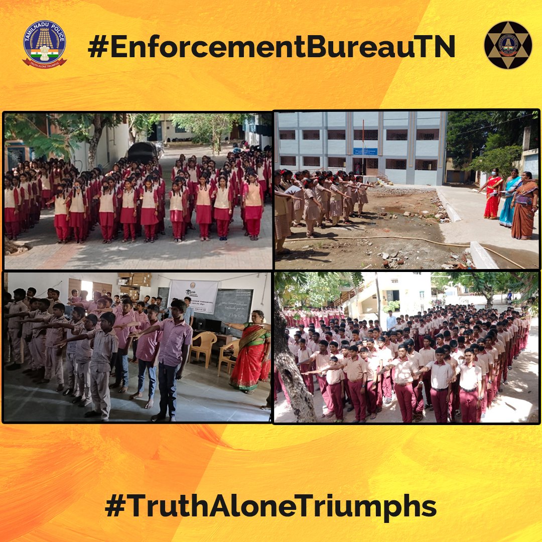 drugfreetn's tweet photo. Thousands of school students in districts across Tamil Nadu took a pledge against use of narcotic substances. Remember, when we make promises, we vow to fulfill it. #enakkuvendam #namakkuvendam https://t.co/pfUHu0nwoJ