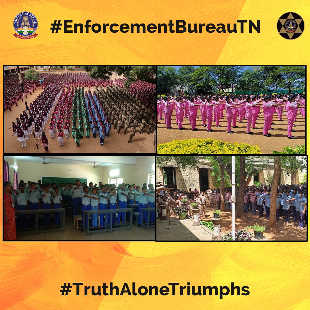 drugfreetn's tweet photo. Thousands of school students in districts across Tamil Nadu took a pledge against use of narcotic substances. Remember, when we make promises, we vow to fulfill it. #enakkuvendam #namakkuvendam https://t.co/pfUHu0nwoJ