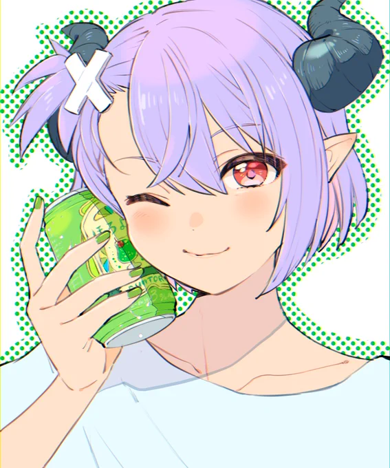VTuberチップス開封動画で、「頬っぺがちょっと潰れてるとこ好き」って言ってたから…#ミミックアート 