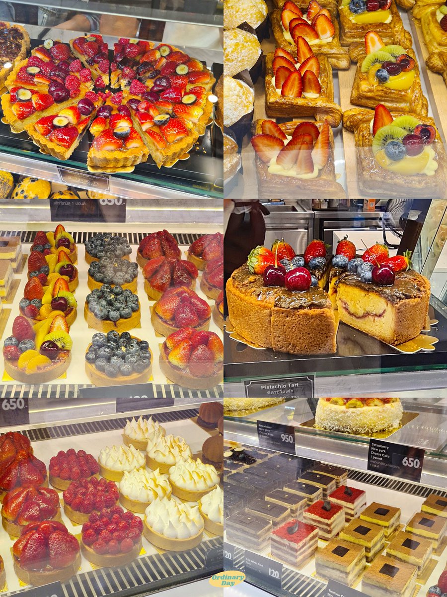 Cafe_LittleGirl's tweet photo. น่ากินแบบเก้วกราดดดดด 😭✨️ วันนี้ไปเดินโซน bakery ที่ food hall เซนเวิล ตั้งแต่ปรับปรุงใหม่คือขนมเยอะมากกก และคนมาซื้อก็เยอะตะโกน 🎂🍓🫐🥐 ขำคนข้างหลังพูดว่า ฉันไม่อยากเดินผ่านตรงนี้ ฉันต้องกลั้นใ�� 55555555 

@aroii @CAFETELLER @ReviewAroii https://t.co/6OoSudml0f