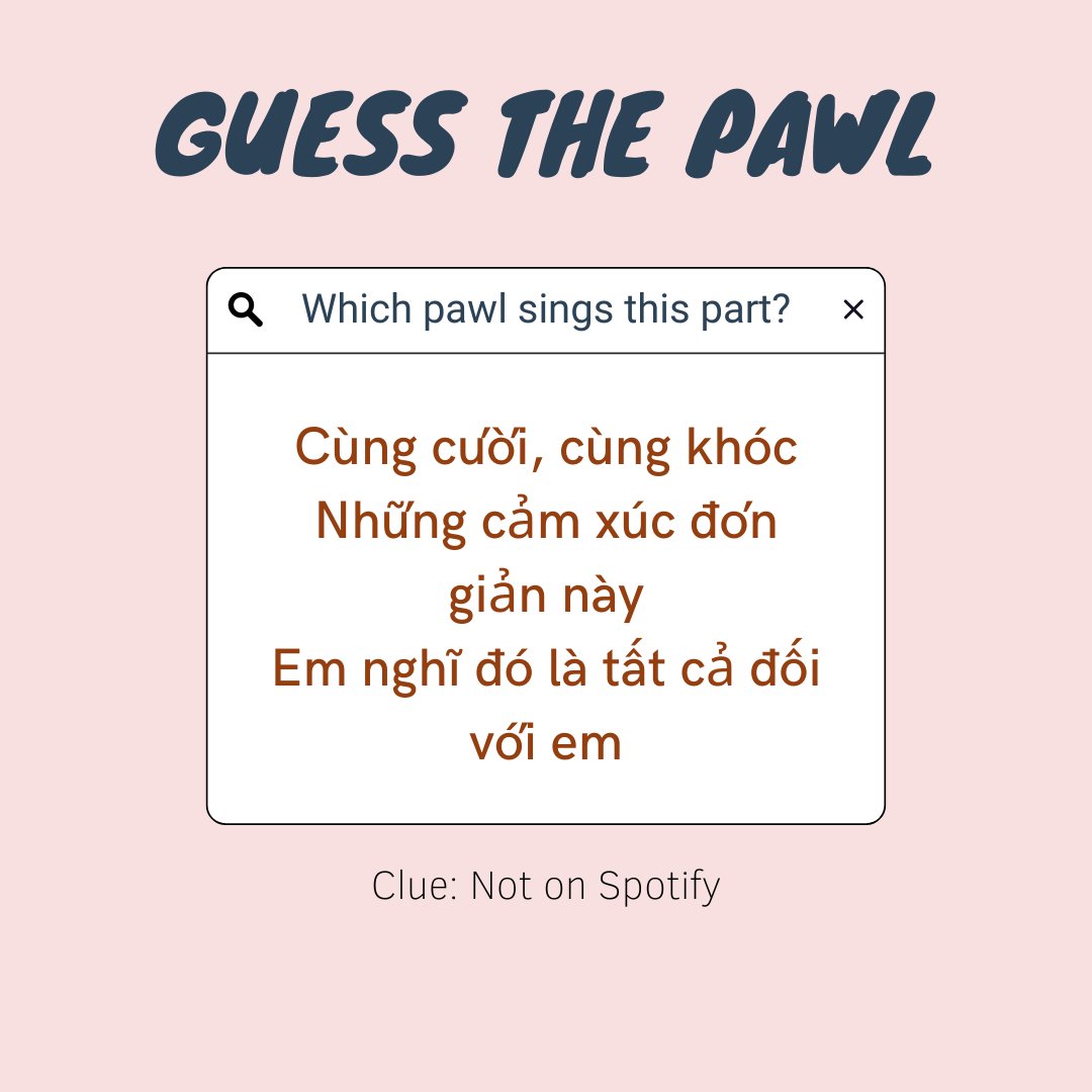 _frompaw's tweet photo. OK LAST, BONUS ROUND 03.

Another clue: a maknae, this is his solo song. https://t.co/HBt6na69Rg
