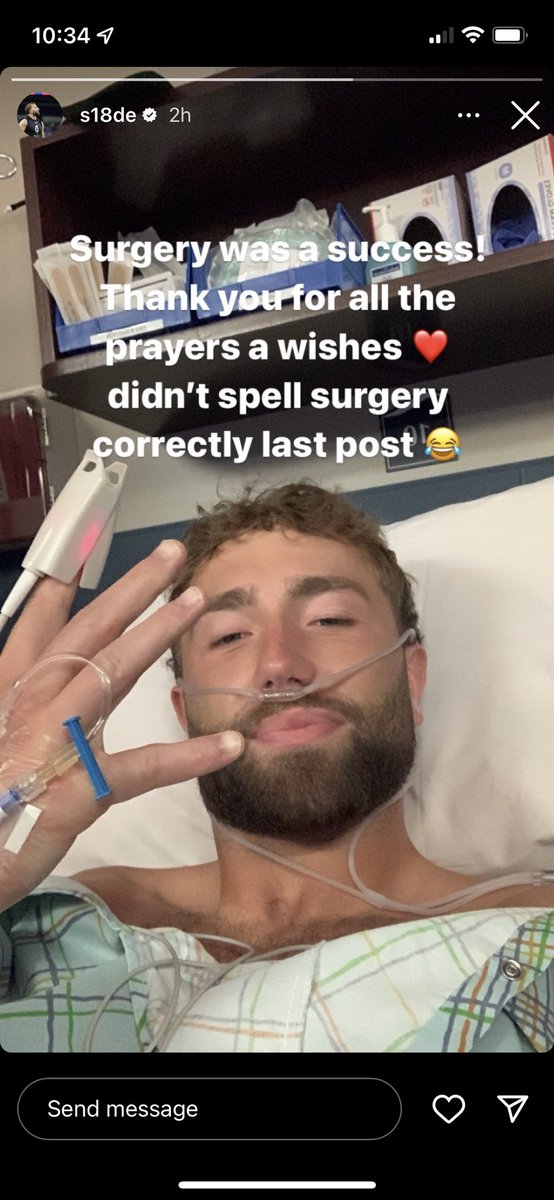 bobbytrosset's tweet photo. Looks like Slade Bolden, aka #RavensTwitter GOD, underwent successful surgery for a sports hernia. https://t.co/ptxxrNsPEG