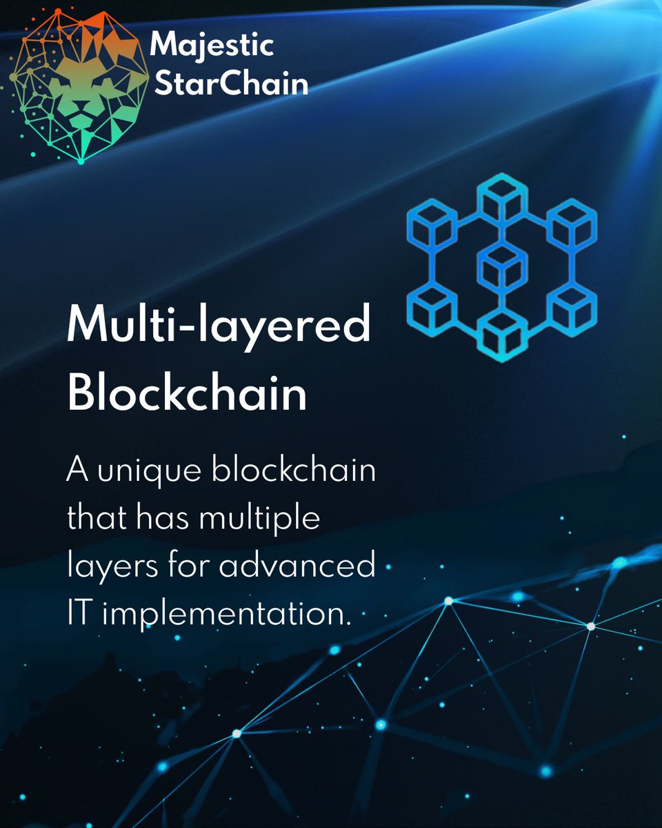 MajesticCoin's tweet photo. The applications of blockchain technology are unlimited in reach and ever increasing in number as the world realises its potential for every sector. 

Learn more about the Majestic StarChain today… your imagination is the limit! 💫💫

#crypto  #cryptocurrency #blockchain https://t.co/MnZjcjoqC5