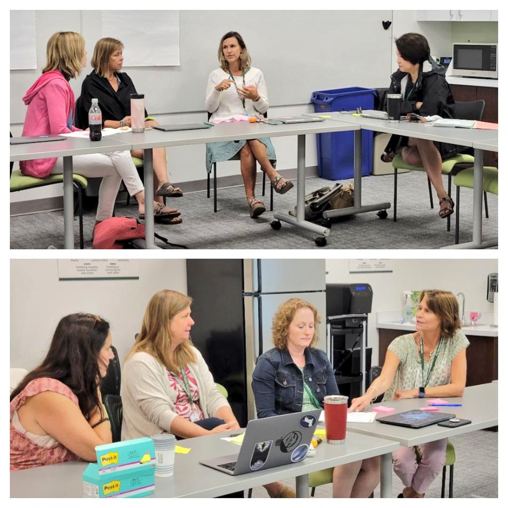 Yesterday was exciting as we welcomed students to school...today is equally exciting as <a href="/winnetka36/">Winnetka 36</a> facilitators develop their team charter.  This is setting up to be a great year! Honored to lead this group. <a href="/rulerapproach/">RULER</a>