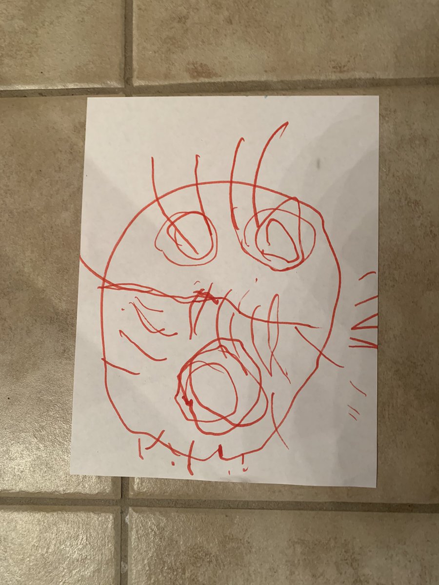 brookster29's tweet photo. Some of Willa’s most recent art. She certainly has a distinct vibe 😱 https://t.co/p8TL7vIcw6