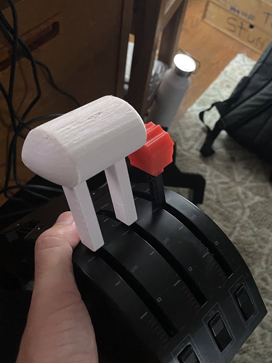 Scott Manley on Twitter "3D printed a throttle handle that looks a bit