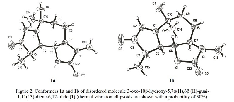 Bull_KarU_Chem's tweet photo. Isolation and Structure of the New Sesquiterpene Lactone 3-oxo-10β-hydroxy-5,7α(H),4,6β(H)-guai-1,11(13)-diene-6,12-olide
https://t.co/jZnsBqRVyq
#NMR #IR #mass #spectrometry #Xray #analysis #Tanacetopsis #pjataevae #endemic #sesquiterpene #lactones https://t.co/hWFTaPAnew