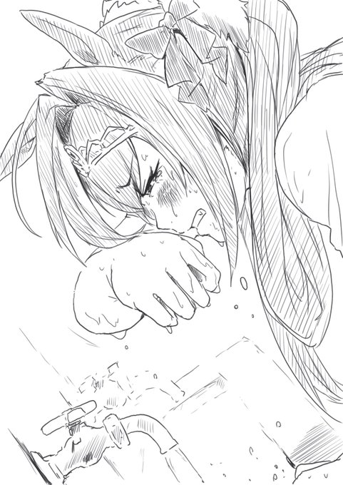 「顔、洗ってきな」 