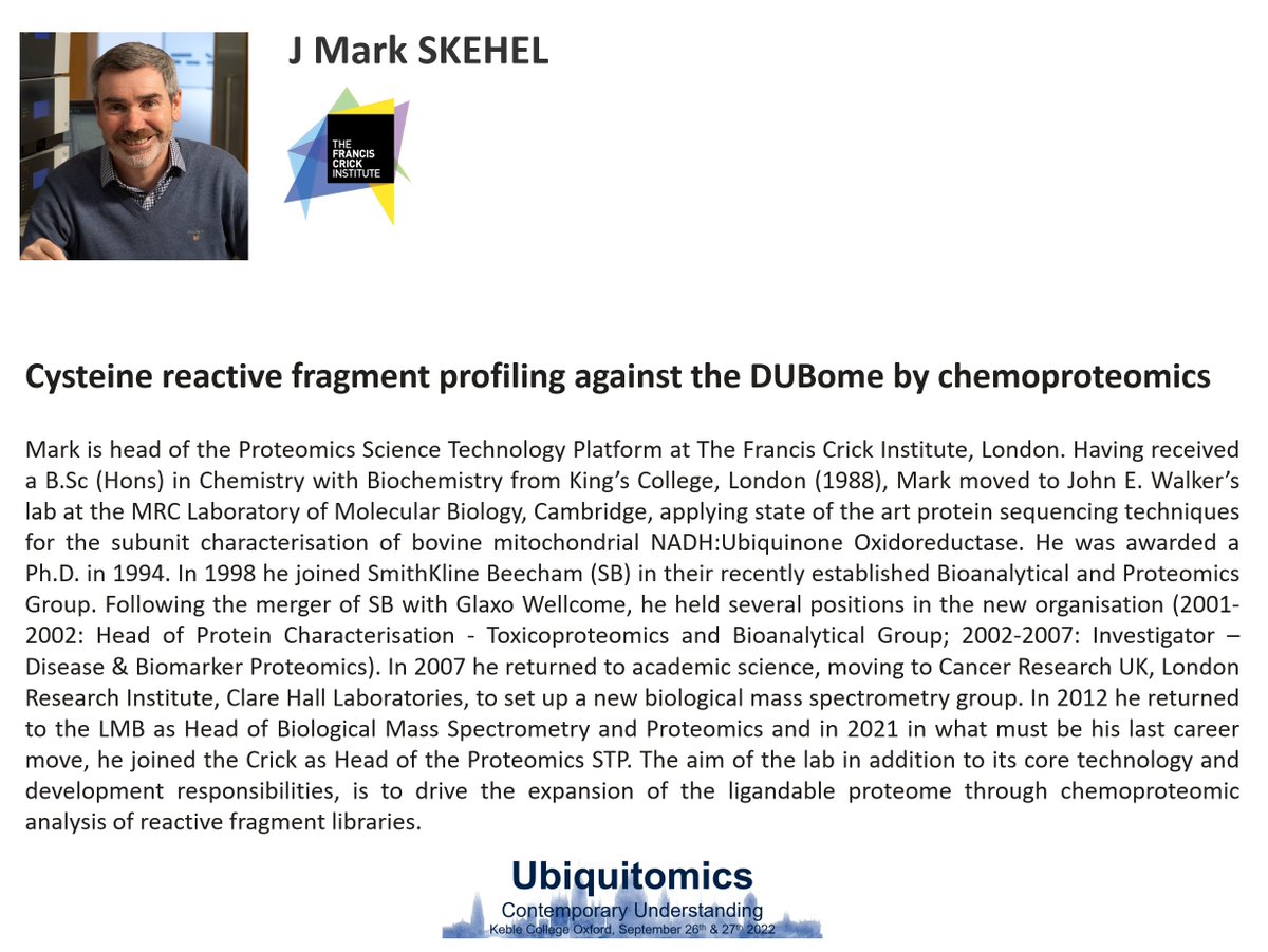 Oxford Ubiquitomics Symposium 2022 tweet media