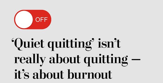 GADAW_'s tweet photo. "If you want people to go 'above and beyond,' compensate them for it.” Heard about ‘quiet quitting’? https://t.co/Hiw3mANEii