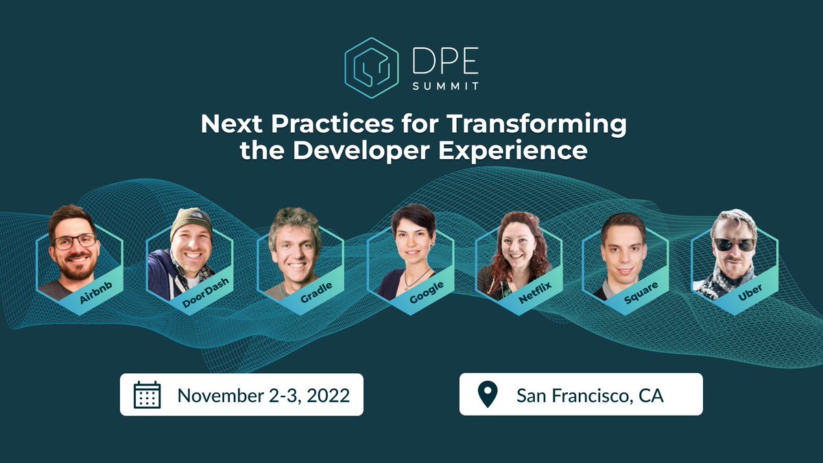 #DeveloperProductivityEngineering Summit 22: Next Practices for Transforming the Developer Experience. A 2-day, 2-track event bringing together the brightest minds in the world of dev productivity. Use promo code conf-100 to get $100 off - dpesummit.com [Sponsored Post]