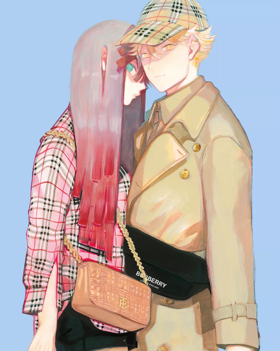 Platon / Thank You Miura on Twitter "“BURBERRY×BLUE PERIOD” Collaboration Illustrations