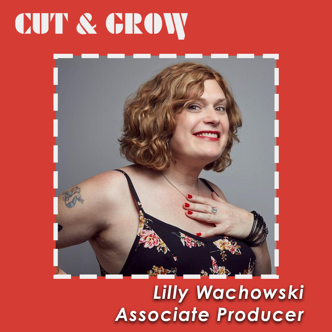 HAPPY, honoured + starstruck that THE <a href="/lilly_wachowski/">sarge fan</a> is now an Associate Producer for our trans romance-dark comedy Cut &amp; Grow after donating to our campaign yesterday! Now that is truly #t4t 😍💘THANK YOU Lilly! We're at 75% Join Lilly in supporting us: igg.me/at/cutandgrow