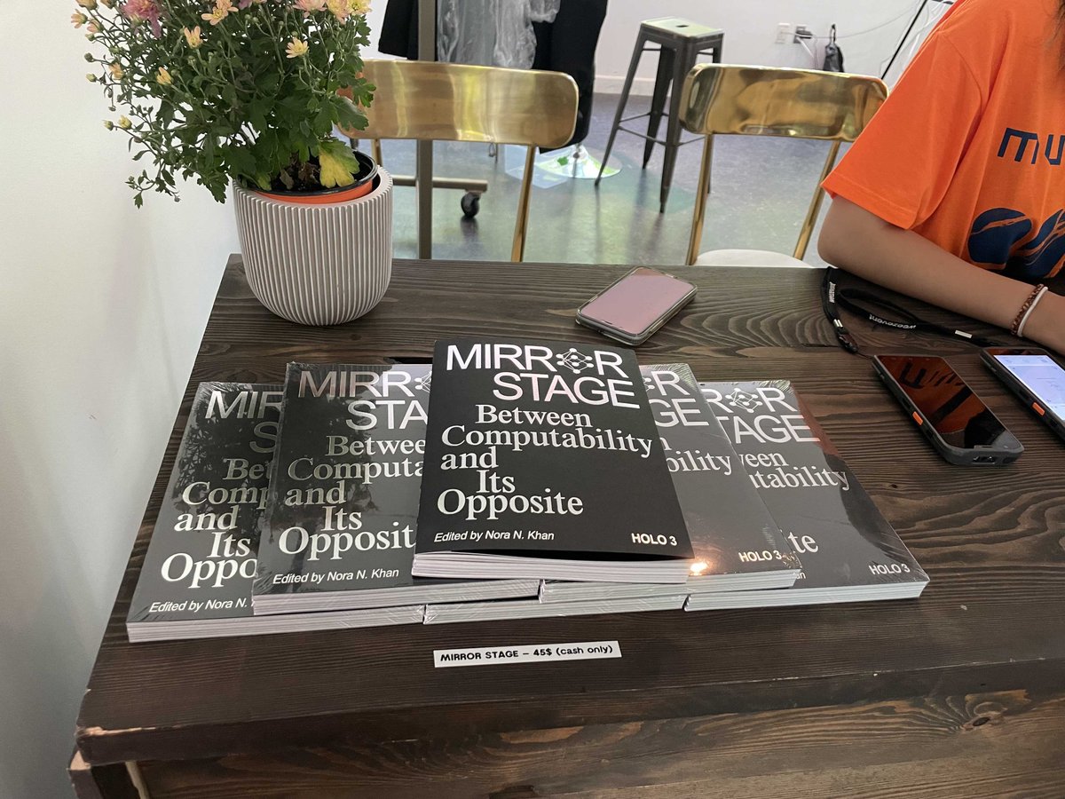 HOLO_mg's tweet photo. 🚨 @MUTEK_Montreal attendees: HOLO 3️⃣ is available for purchase at the #MUTEK Forum front desk (Agora Hydro Quebec)✨️#MUTEK23 #furtherreading https://t.co/3Pwkin9MVj