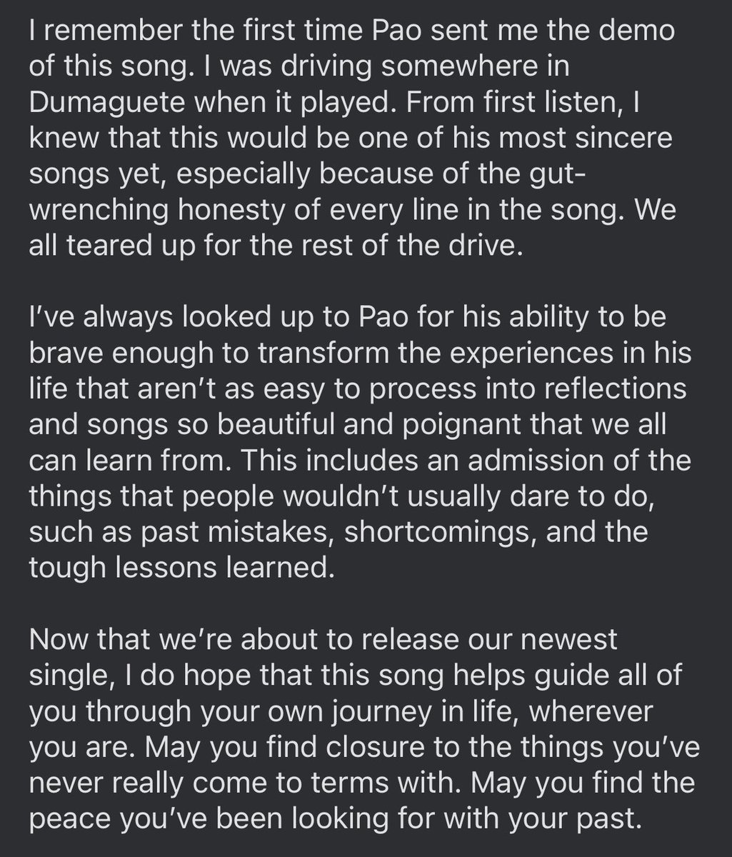 miguelbenjamin_'s tweet photo. Here’s something about “To the Ones We Once Loved” the song we’re about to release in an hour: https://t.co/JpUAgh94uK