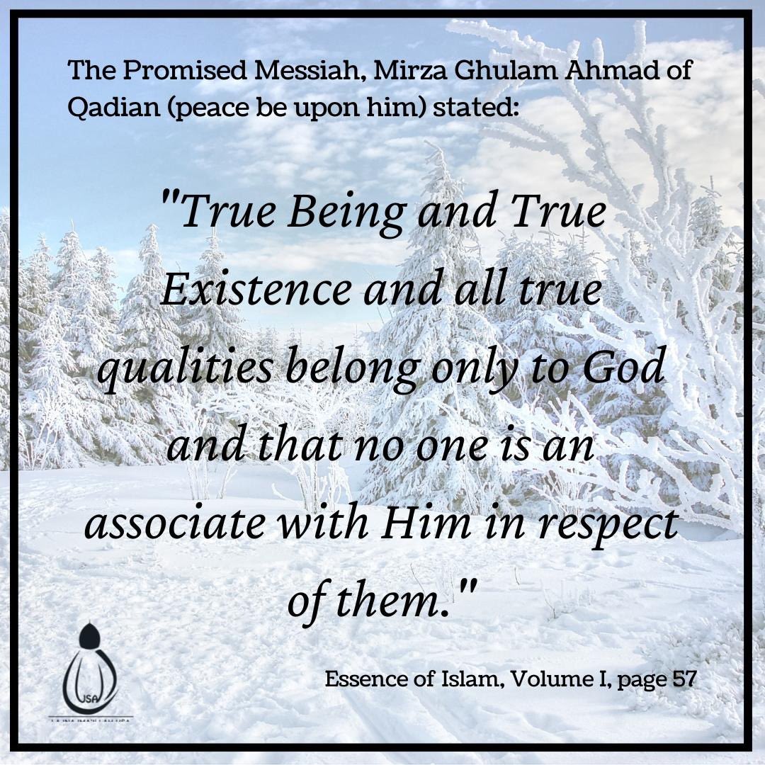 lajnamediausa's tweet photo. According to the #PromisedMessiah Hazrat Mirza Ghulam Ahmad of Qadian peace be on him all true qualities belong only to #God. 

#Islam
#Ahmadiyya https://t.co/eu8CdNZFYF
