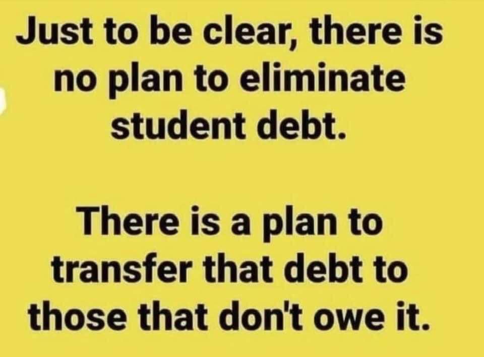 benberrey's tweet photo. #LGB #studentloanforgiveness #BuyingVotes #PayYourOwnStudentLoan https://t.co/e1N3BbQZiT
