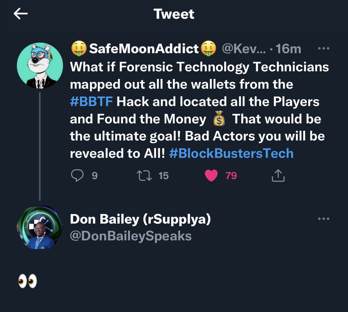 GRIDDNET's tweet photo. If this happens it’s safe to say @DonBaileySpeaks is the #goat #BBTF #SAFEMOONECOSYSTEM #Indonitrust https://t.co/P5oW9eS9Ow