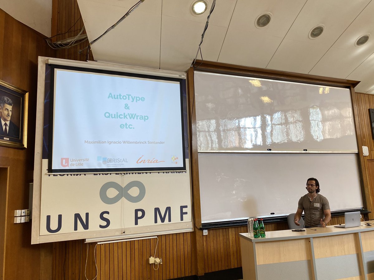 StOnSoftware's tweet photo. AutoType and Quickwrap, using the mallability of a @pharoproject system to add behavior from other languages Maximilian I W Santander #ShowUsYourProjects #esug22 https://t.co/YurkiTZzss